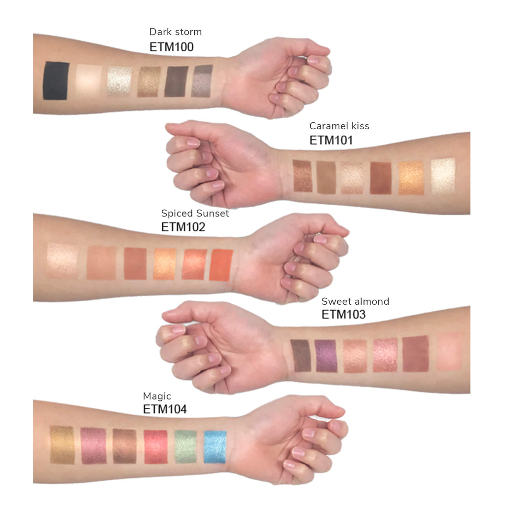 Eyeshadow Palette - Dark Storm - The Vegan Shop (Fall Collection)