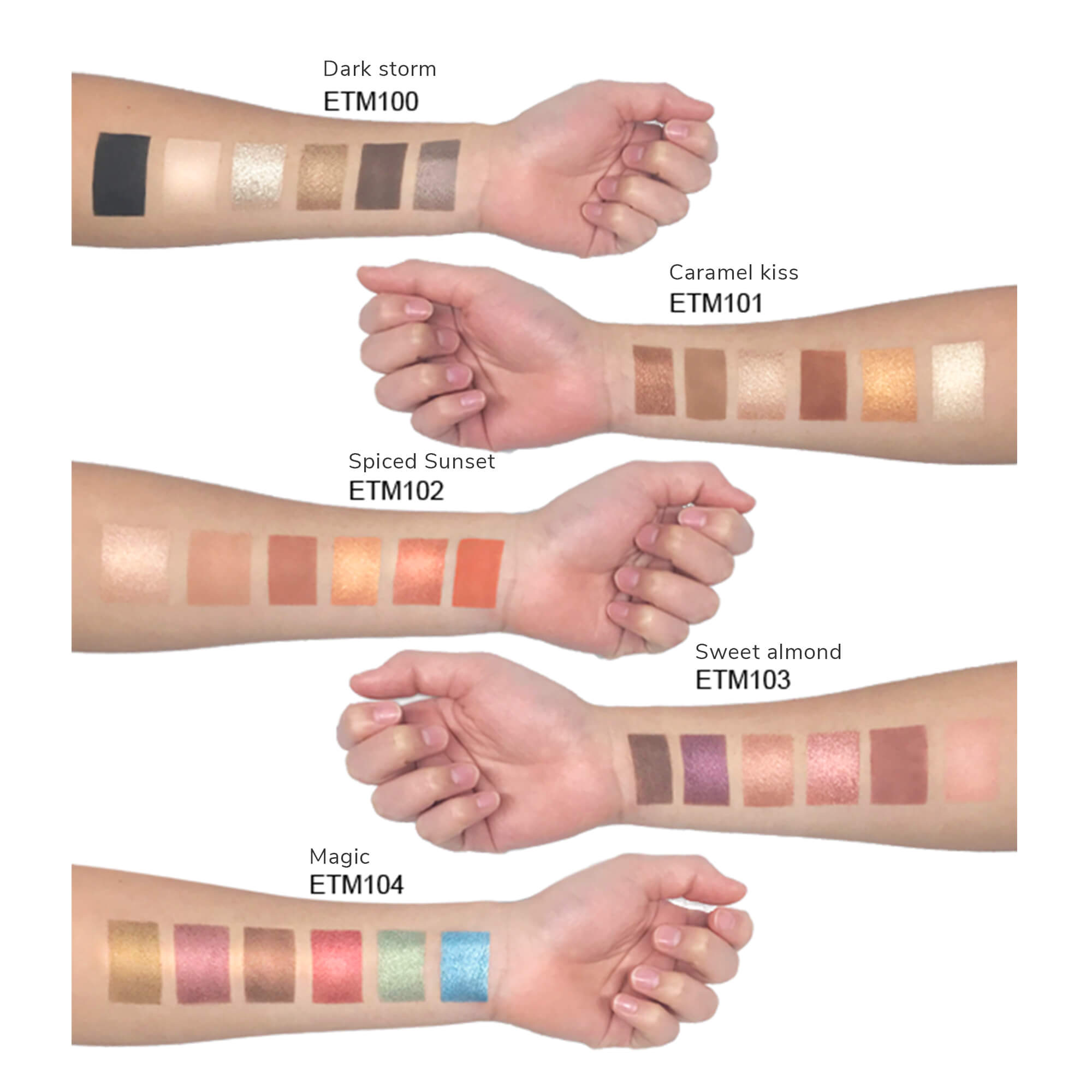 Eyeshadow Palette - Dark Storm - The Vegan Shop (Fall Collection)