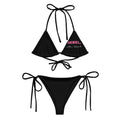All-over print recycled string bikini