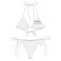 All-over print recycled string bikini
