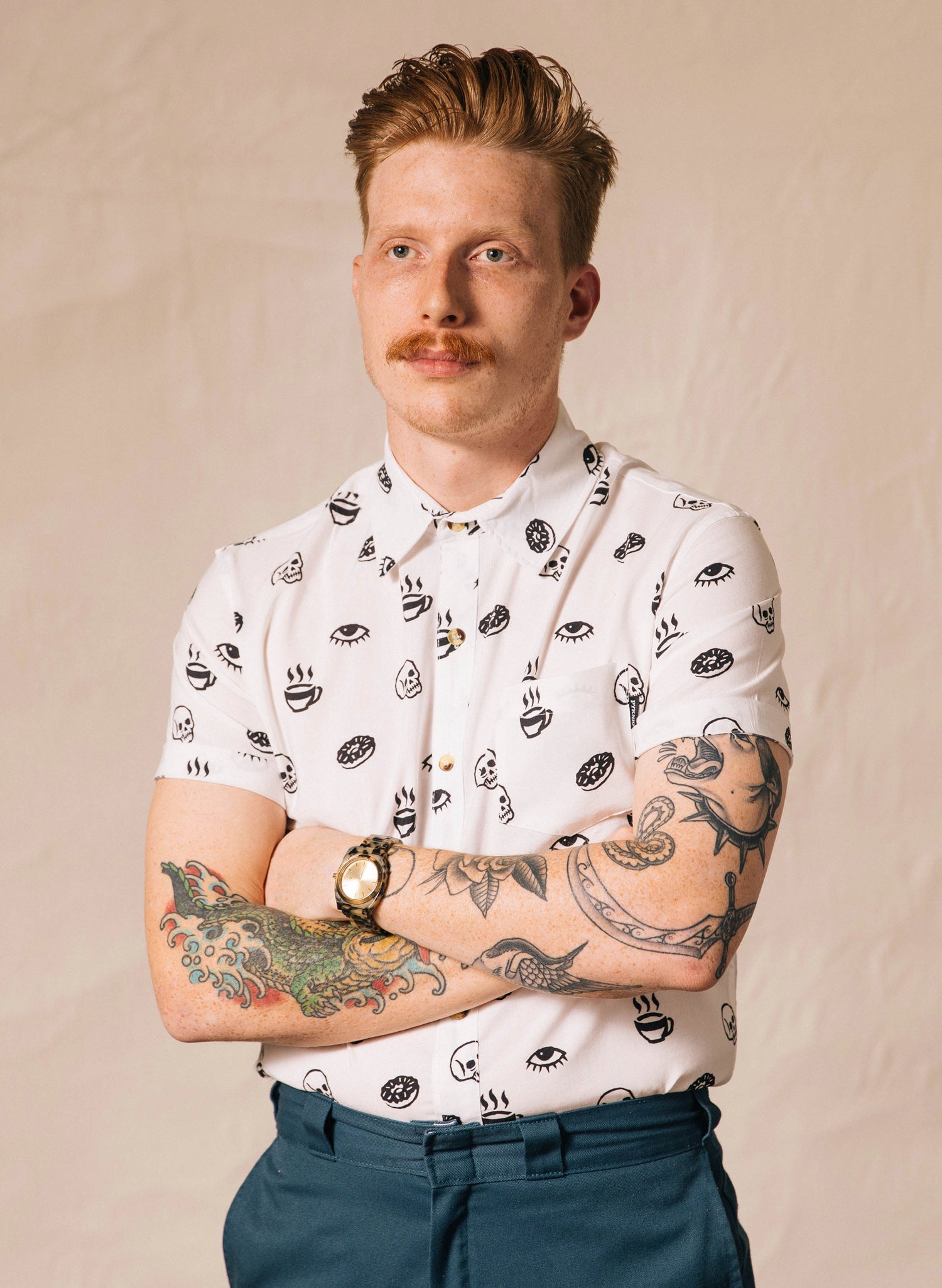 Morning Glory Button-Up
